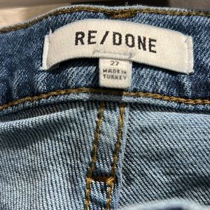 Re/done ankle jeans